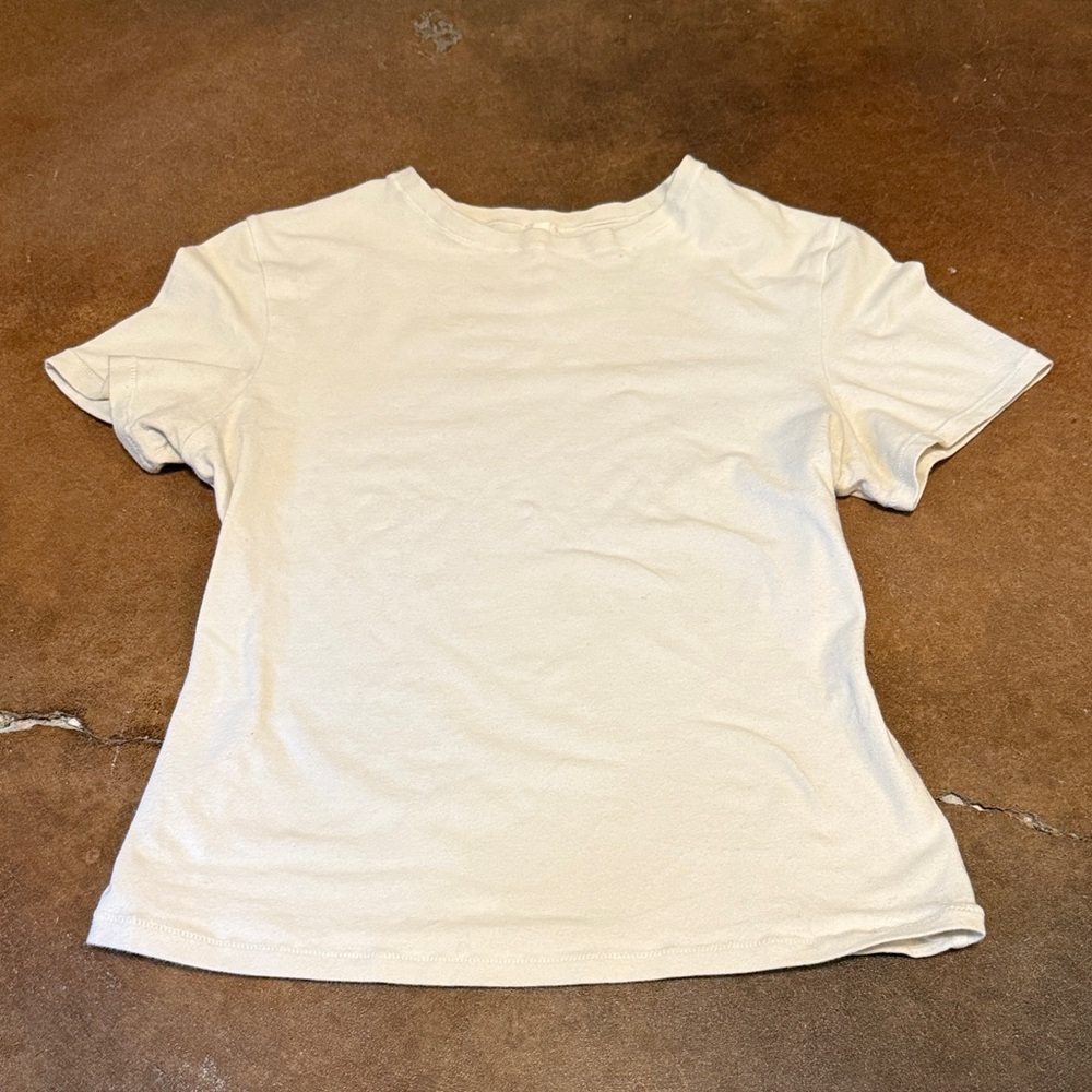 Skims cotton jersey T-shirt BONE